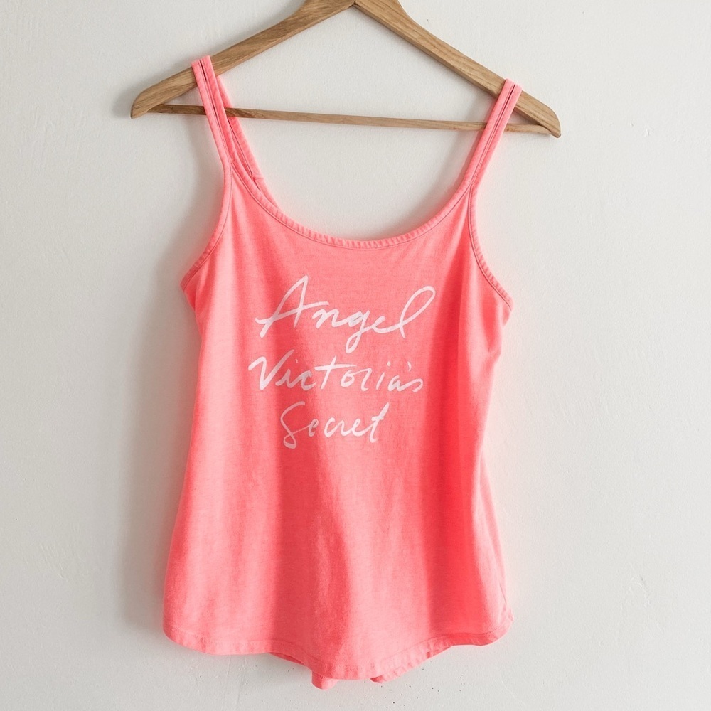Victoria’s Secret “Angel” Coral Pink Spaghetti Strap Tank – Size XS